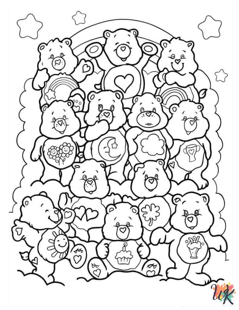 30 Care Bear Coloring Pages For Kids ColoringPagesWK