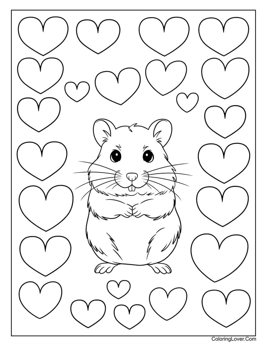 30 Hamster Coloring Pages Free Printables For All Ages 