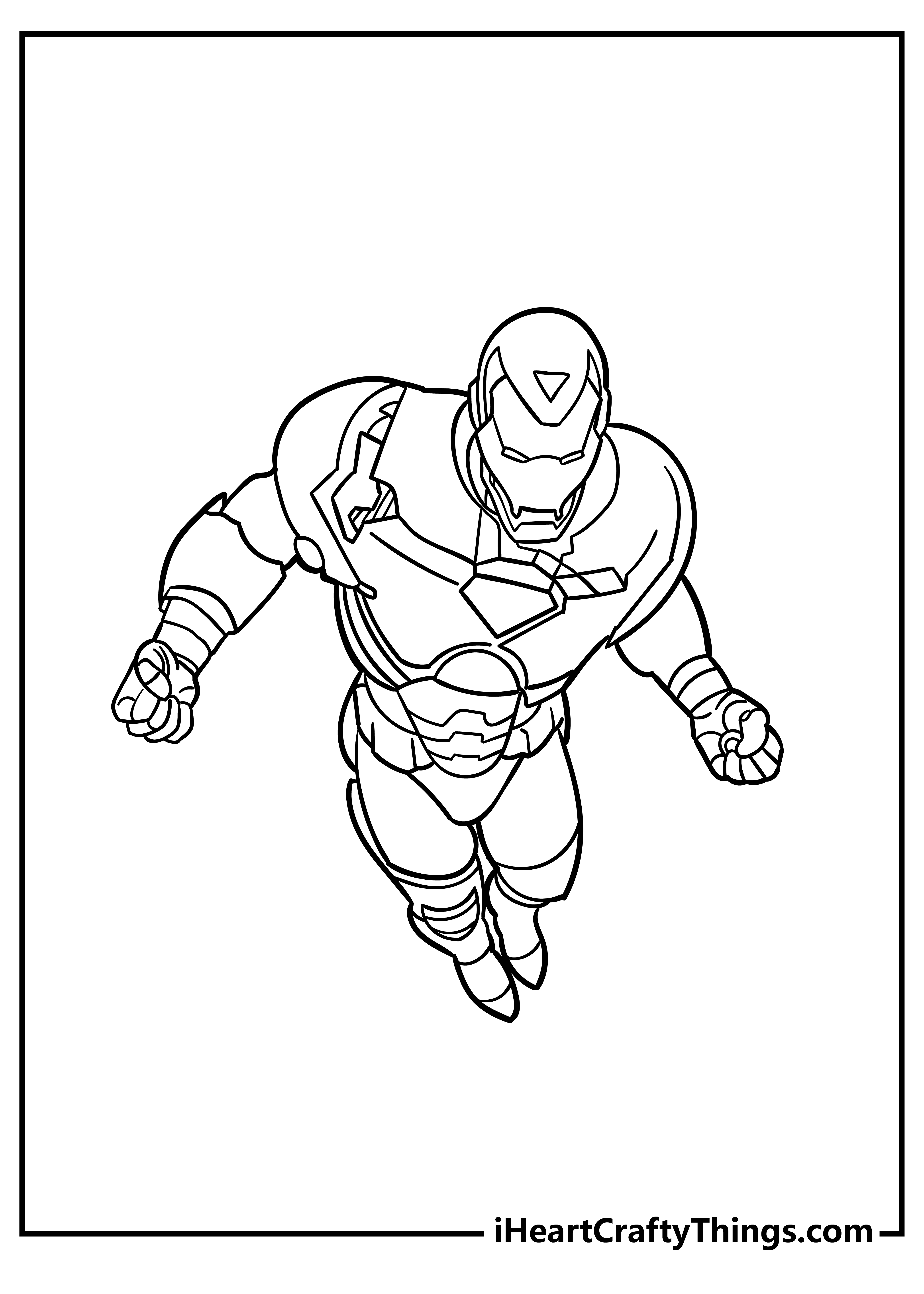 30 Iron Man Coloring Pages Printable Free And Easy PDFs 