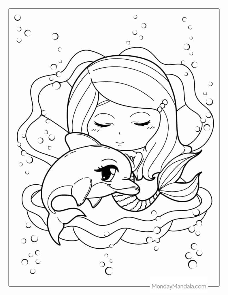 34 Dolphin Coloring Pages Free PDF Printables 