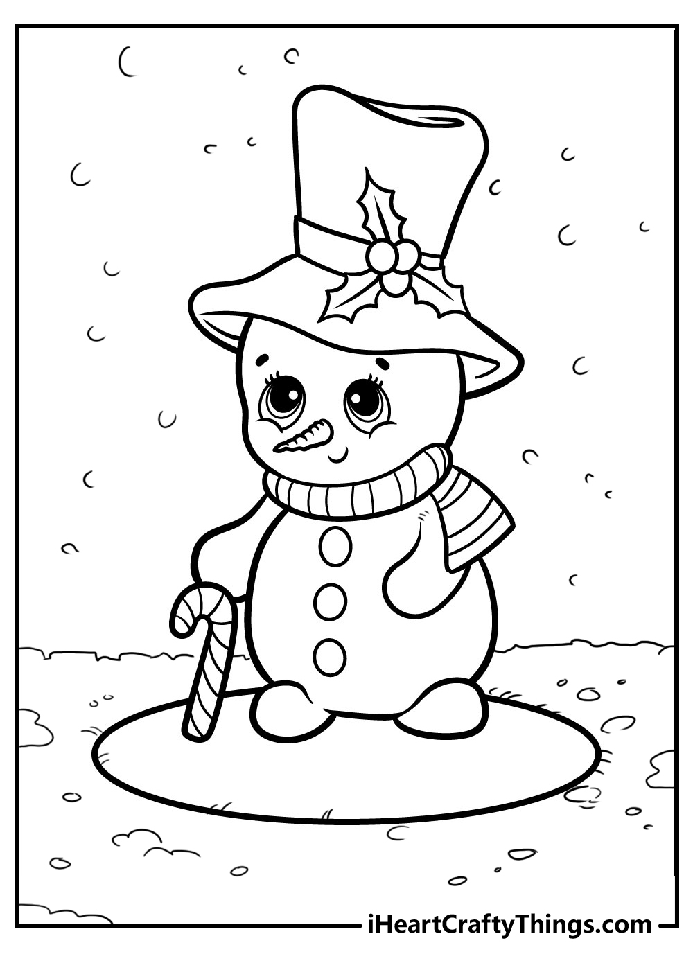 35 Snowman Coloring Pages Printable Free PDF For All Kids 