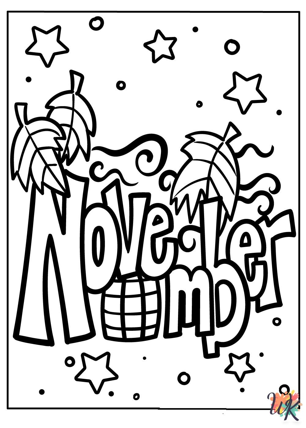37 November Coloring Pages Get Creative Educational Fun