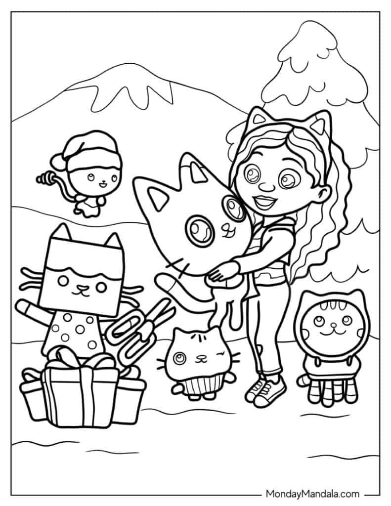 38 Gabby s Dollhouse Coloring Pages Free PDF Printables 