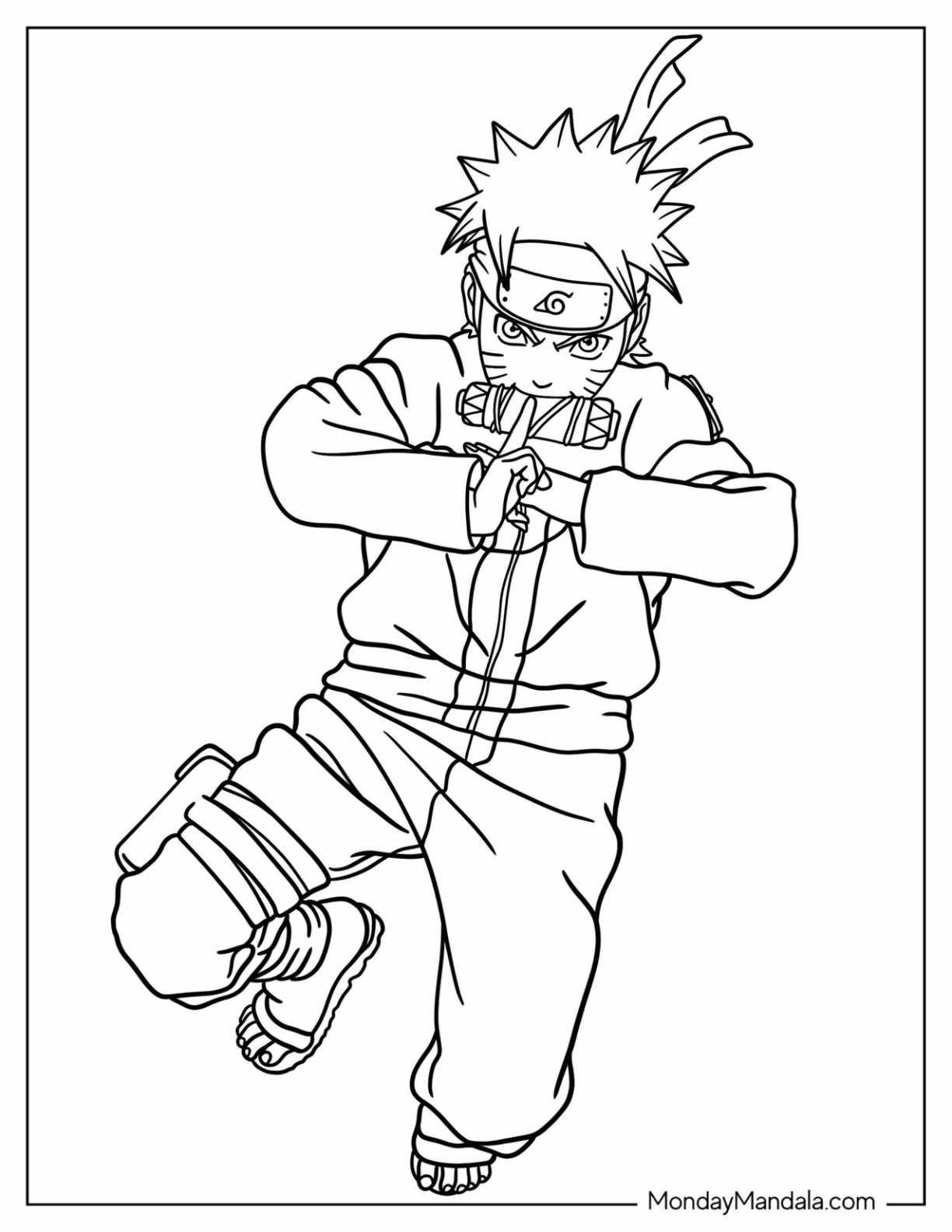 38 Naruto Coloring Pages Free PDF Printables 