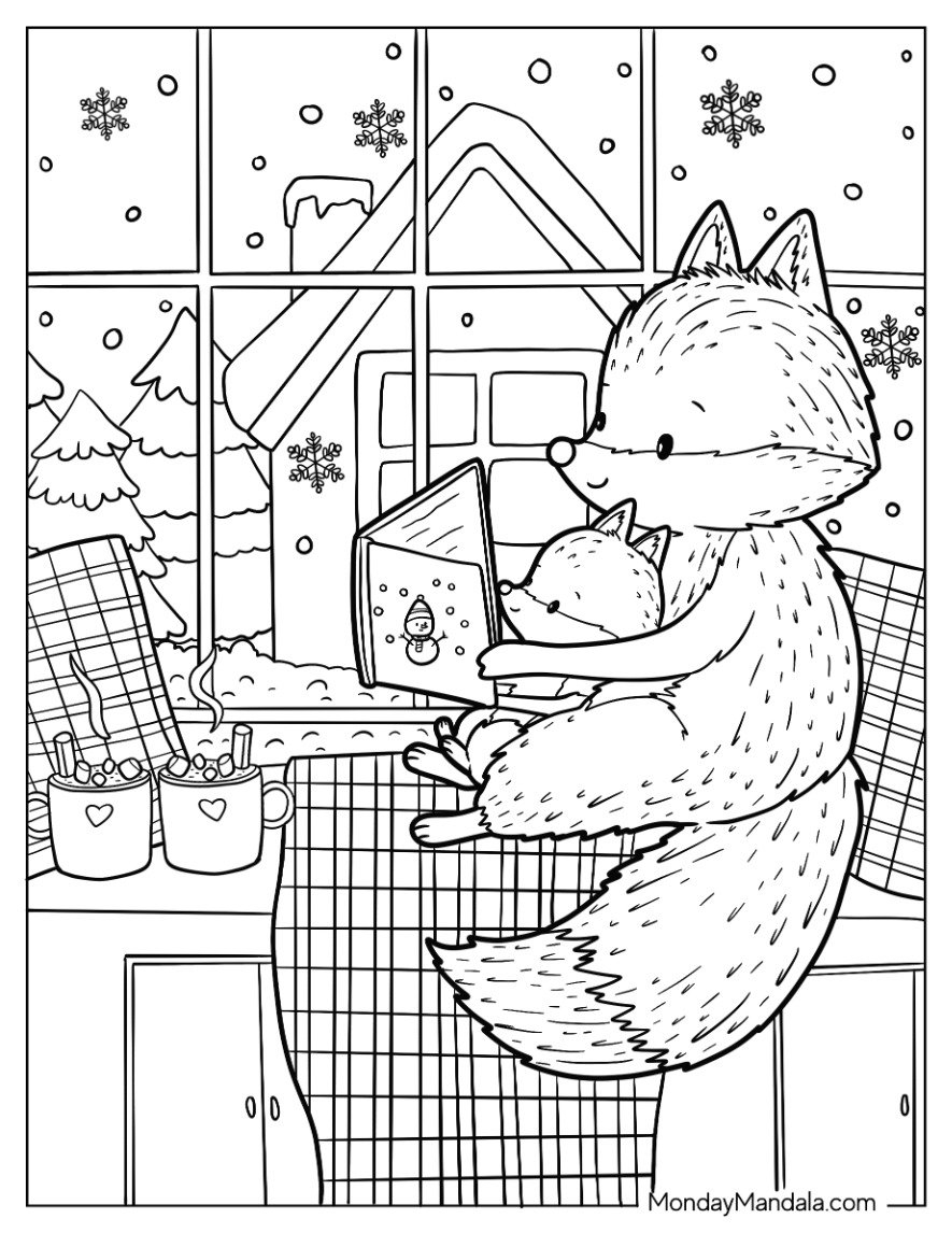 41 Fox Coloring Pages Free PDF Printables 