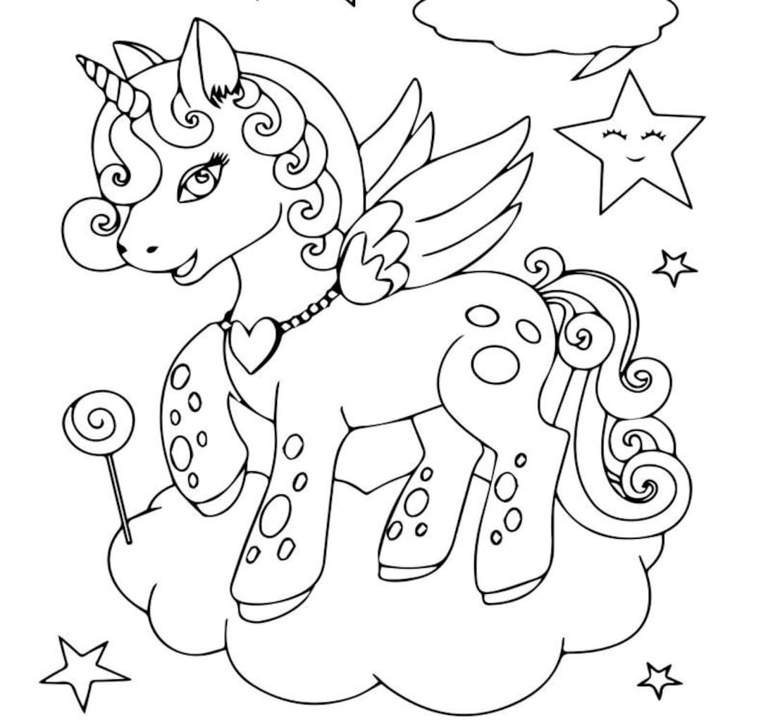 Coloring Pages Printable Unicorn