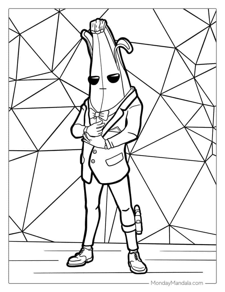 Free Printable Fortnite Coloring Pages