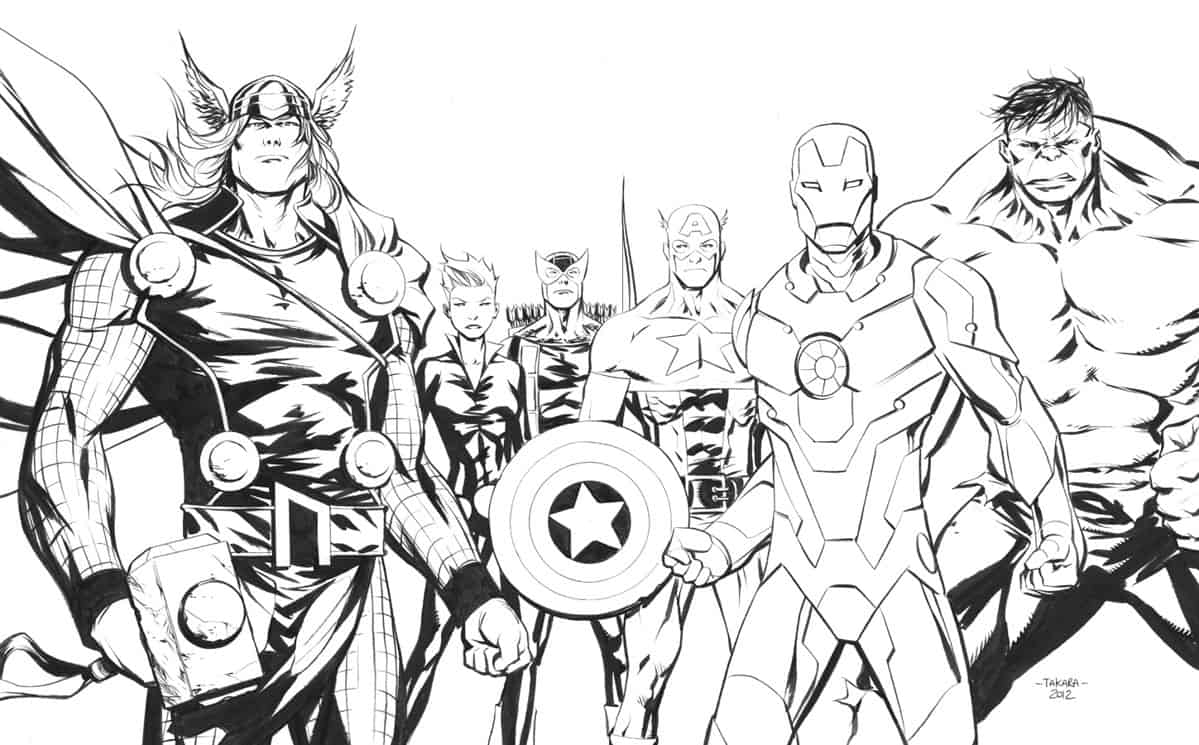 70 Avengers Coloring Pages For Free Artsy Pretty Colors