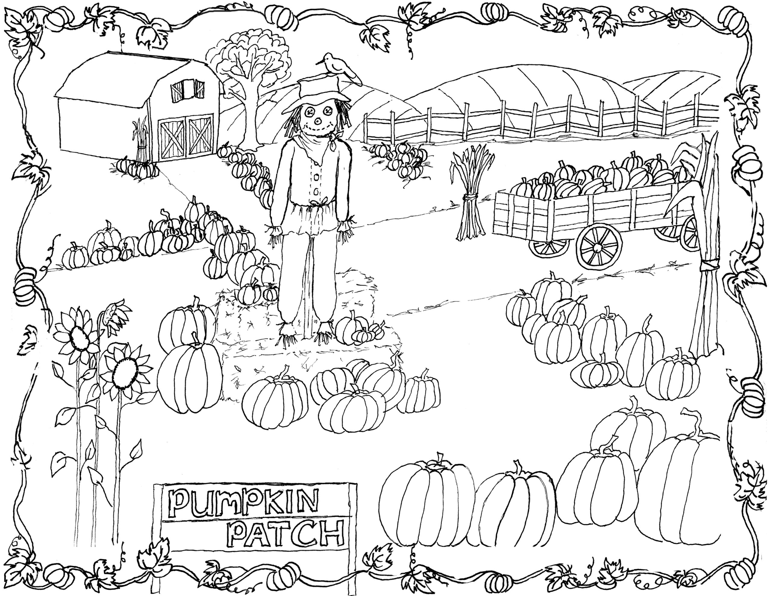 8 Fall Coloring Pages The Graphics Fairy