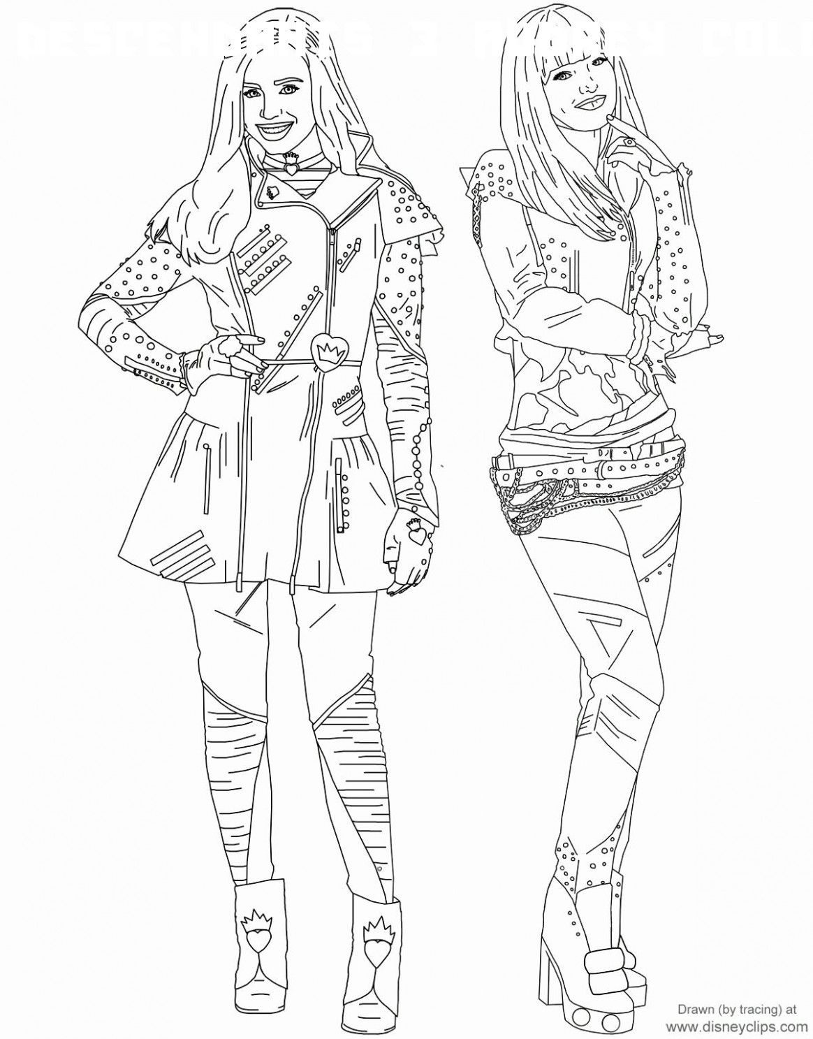 9 Descendants 3 Audrey Coloring Pages
