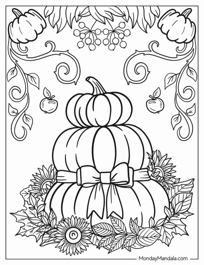 Autumn Adventures Fall Coloring Pages For Kids Adults Cenzerely Yours
