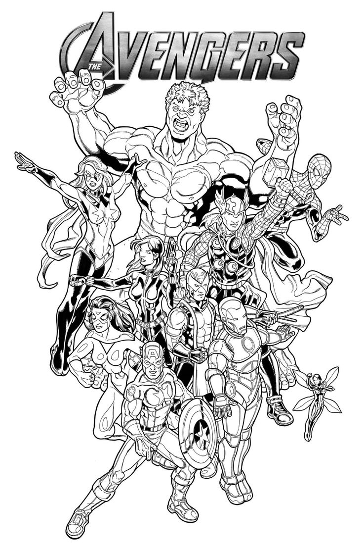 Free Avengers Coloring Pages