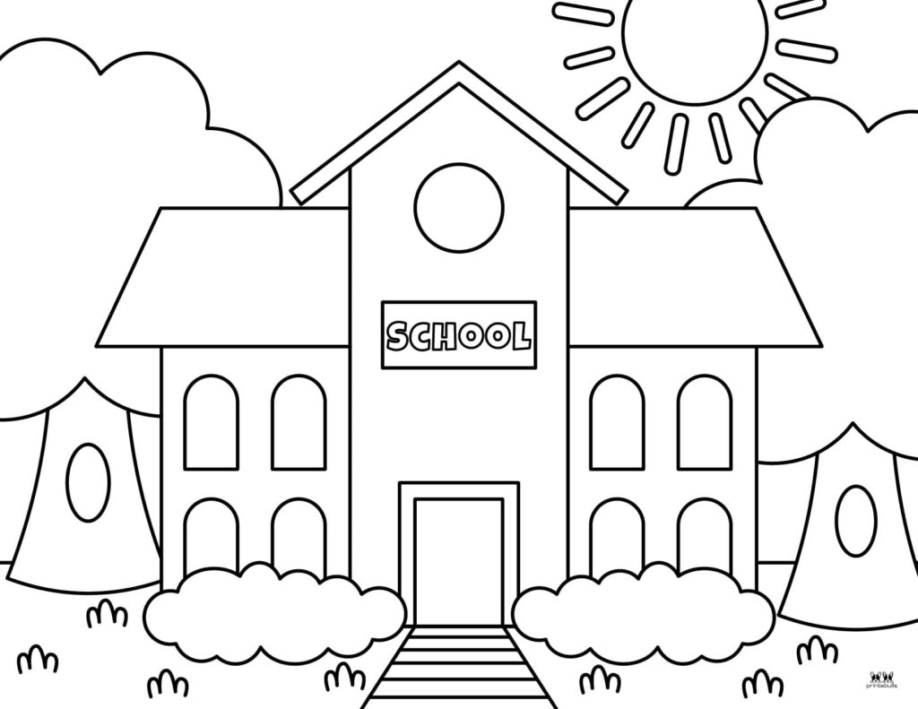 Back To School Coloring Pages 25 FREE Pages Printabulls