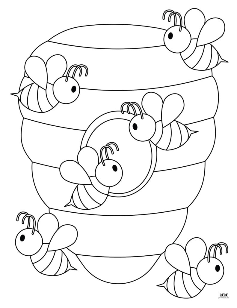 Bee Coloring Pages 40 FREE Pages Printabulls