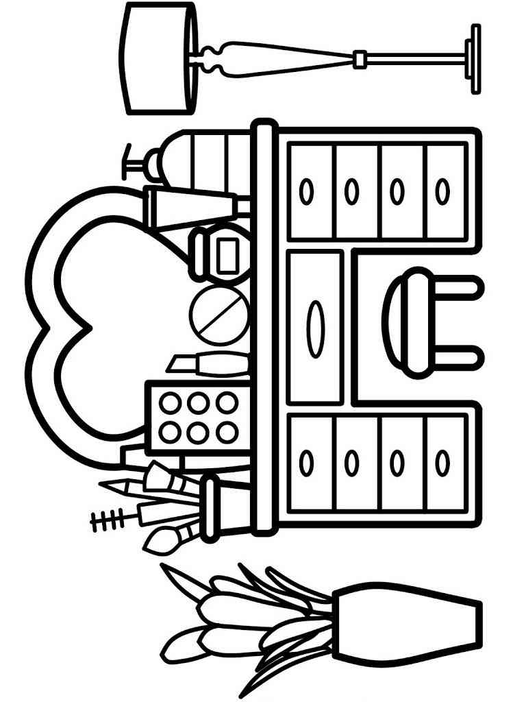 Bubble Skincare Coloring Pages