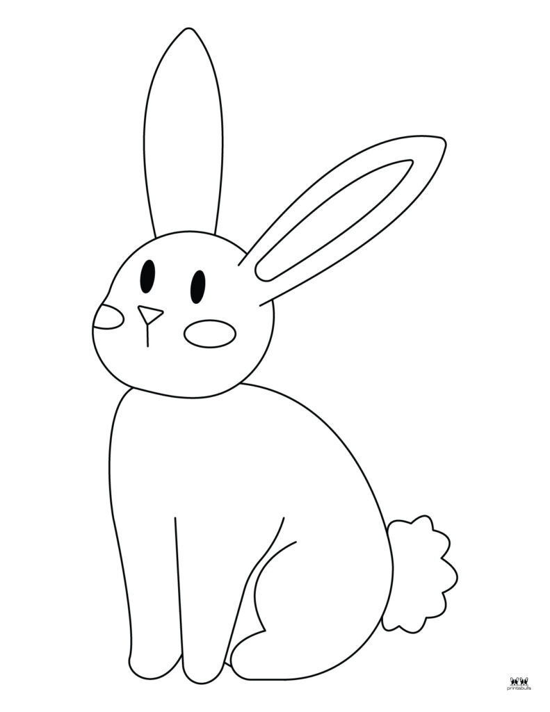 Printable Bunny Coloring Page