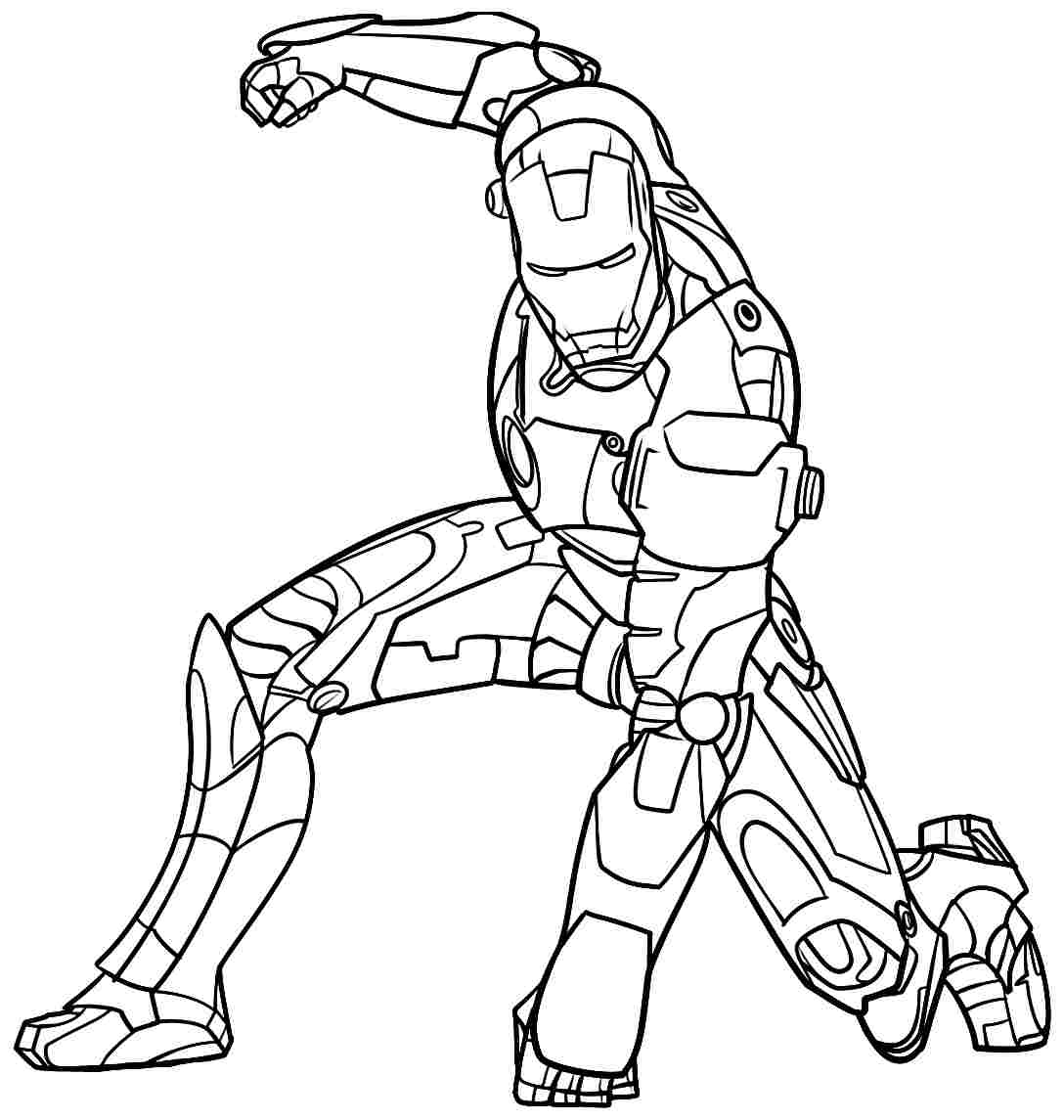 Coloring Pages Coloring Iron Man Pages