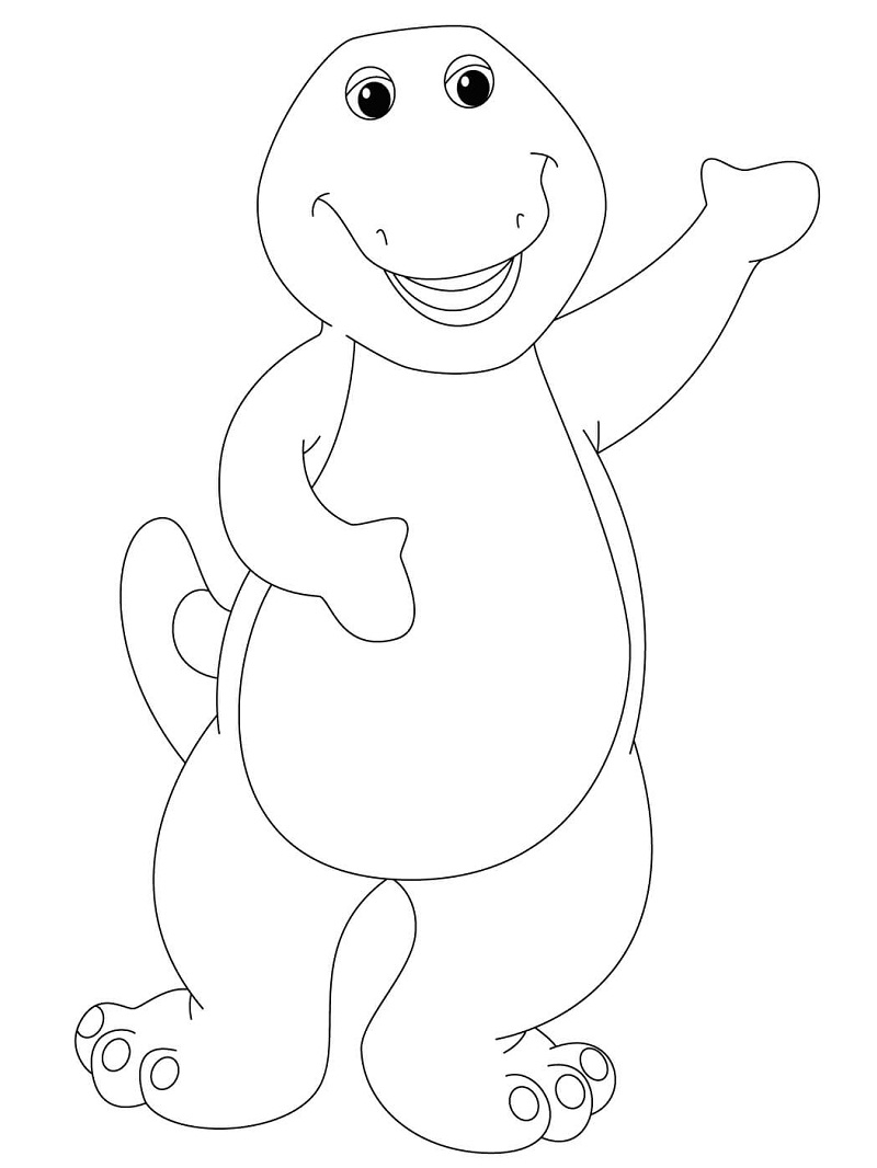 Coloring Pages Printable Barney And Friends Coloring Pages