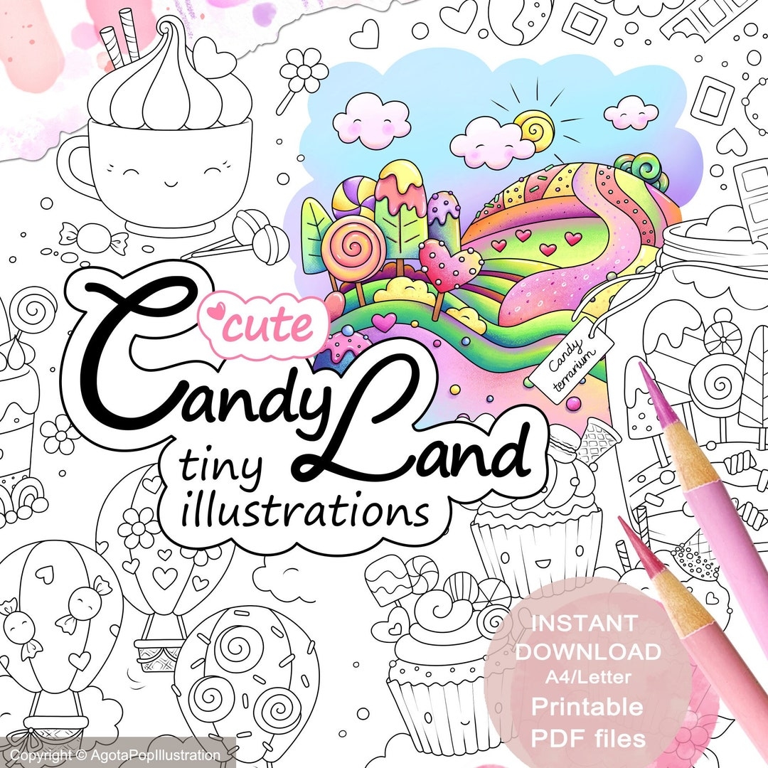 Printable Coloring Pages Candy