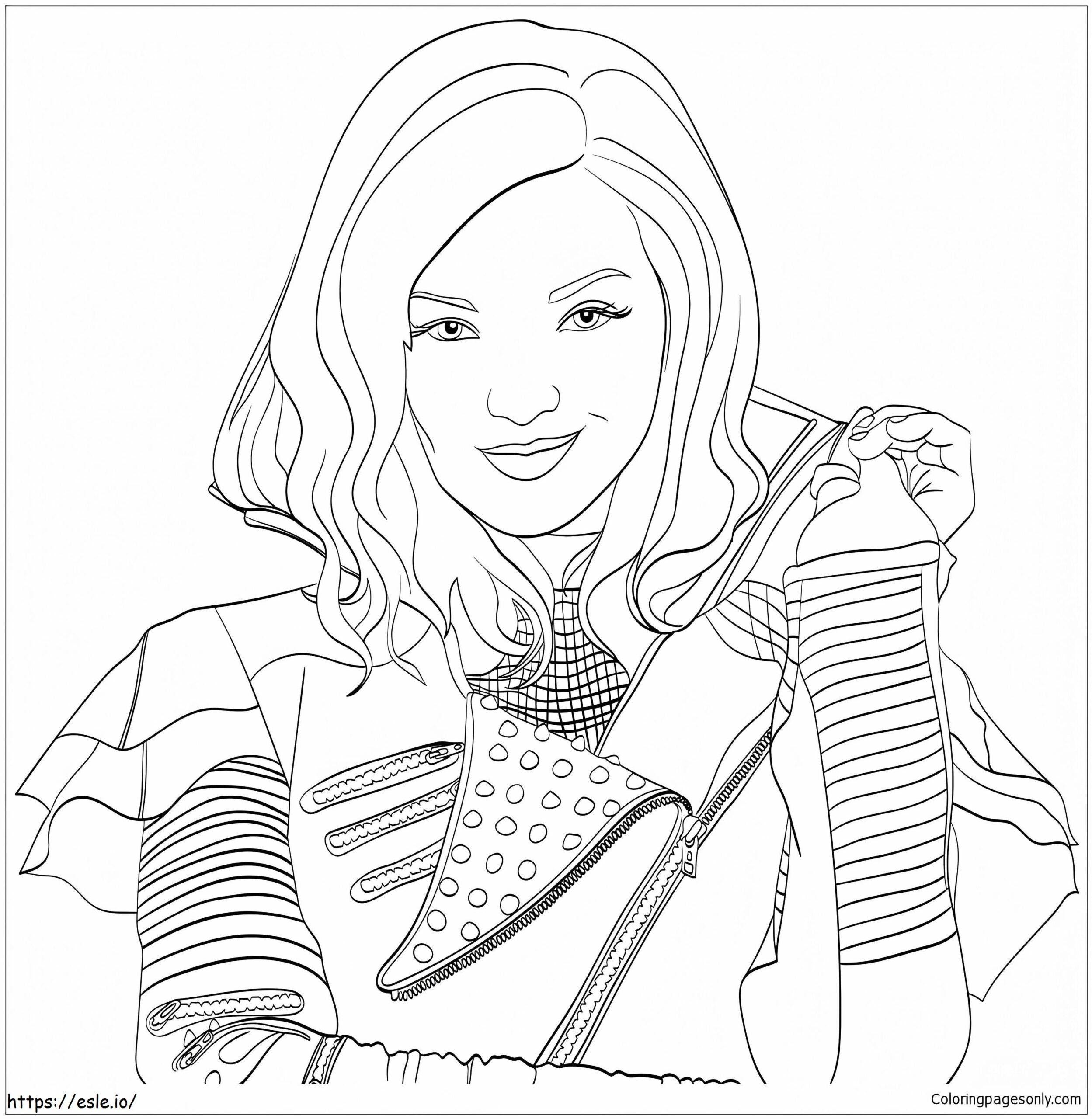 Descendants Coloring Pages Free