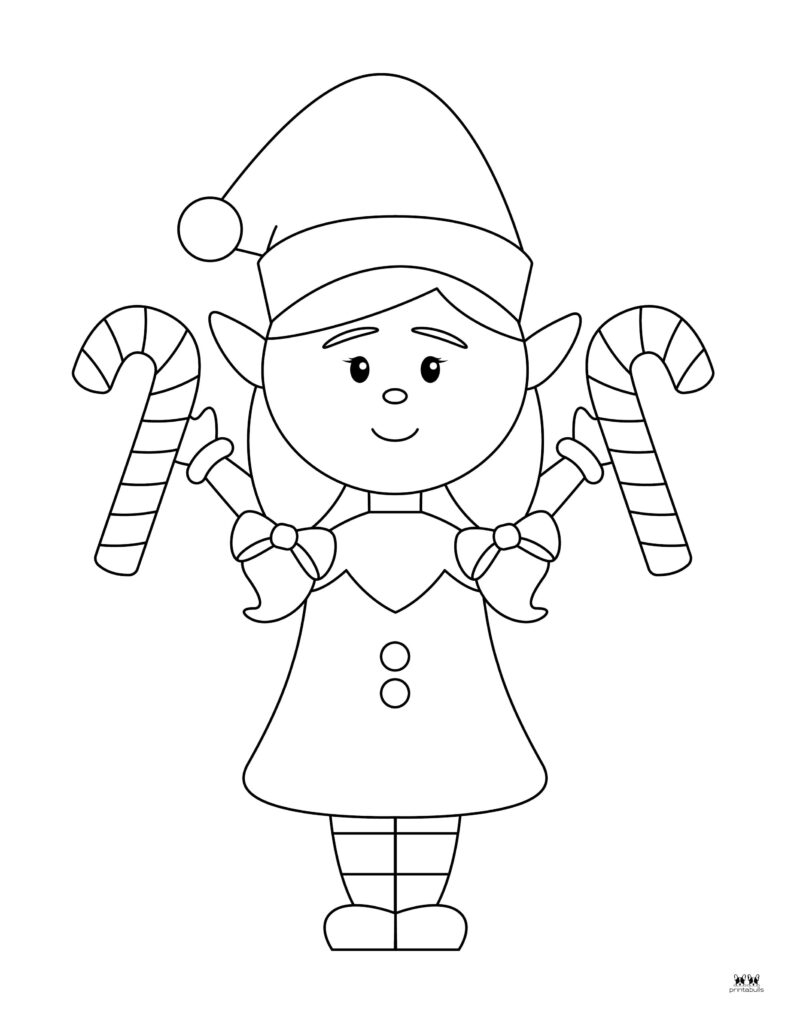 Elf Coloring Pages 25 FREE Printable Pages Printabulls
