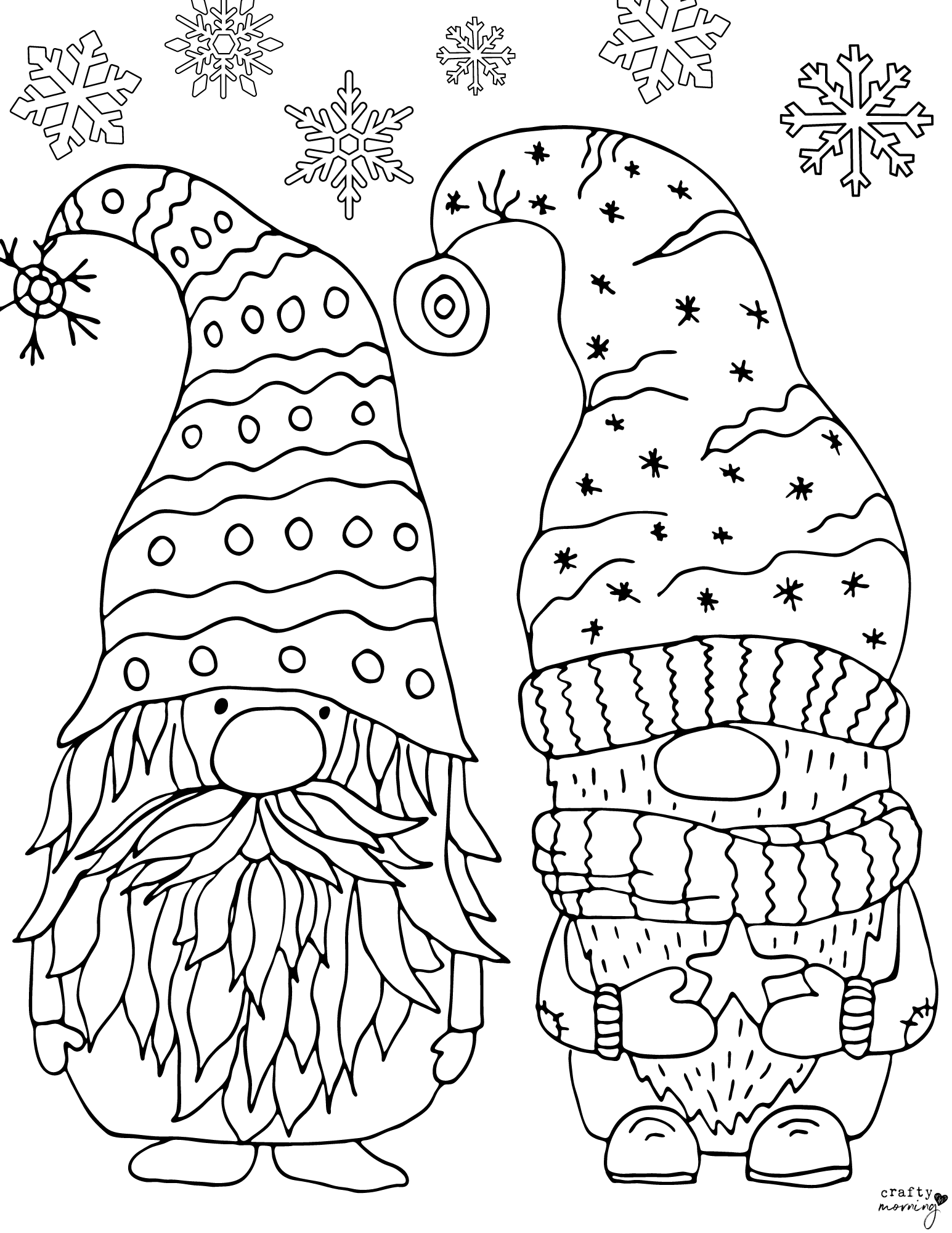 Elves Coloring Pages Printable