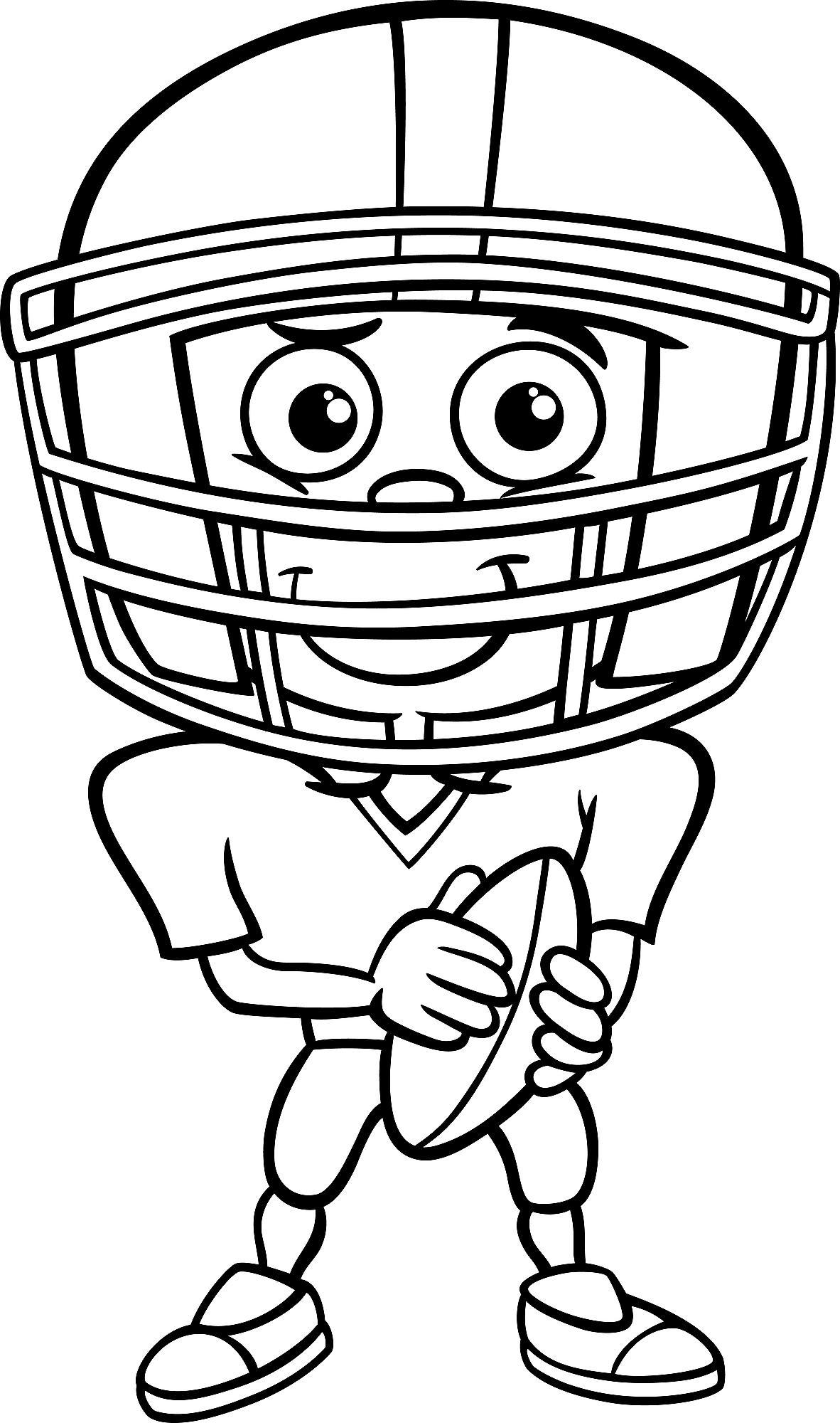 Football Coloring Pages Free Printable