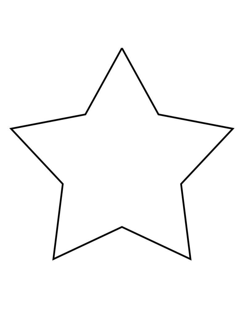 Free Printable Star Coloring Pages