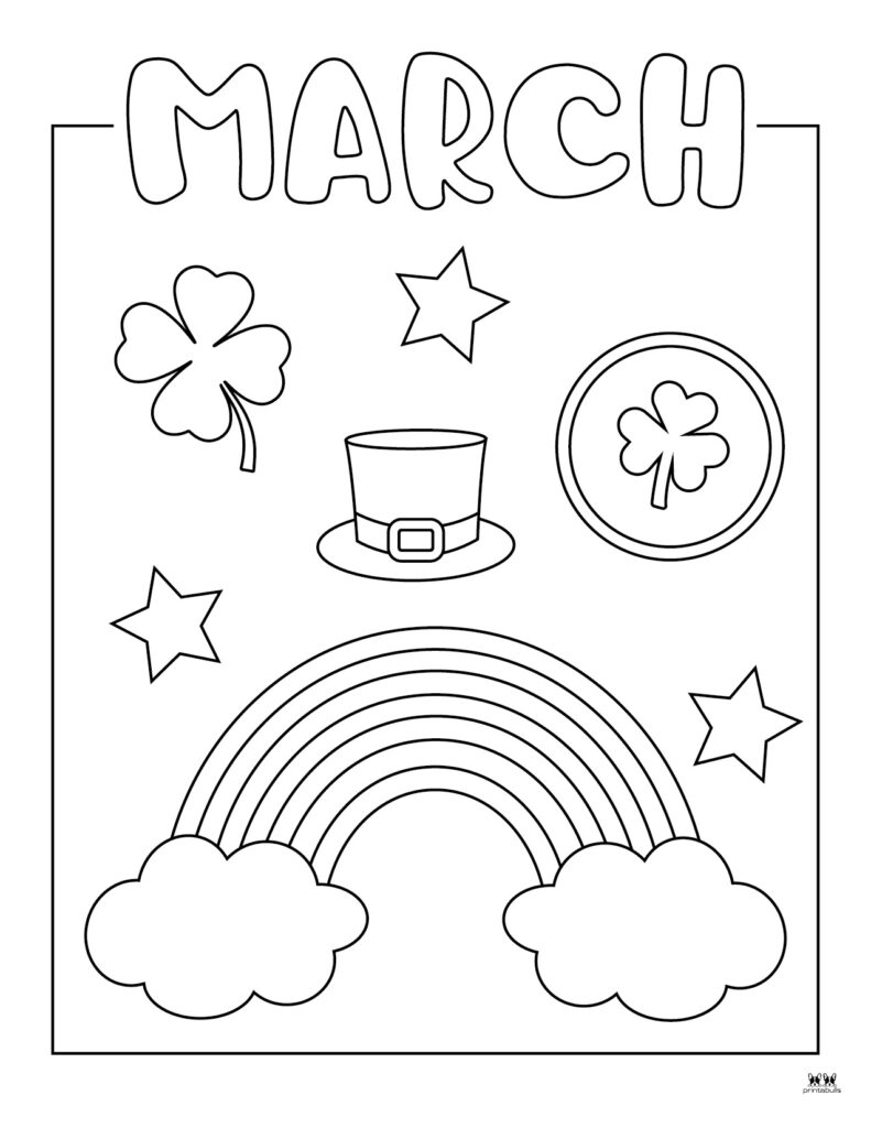 March Coloring Pages 25 FREE Printable Pages Printabulls