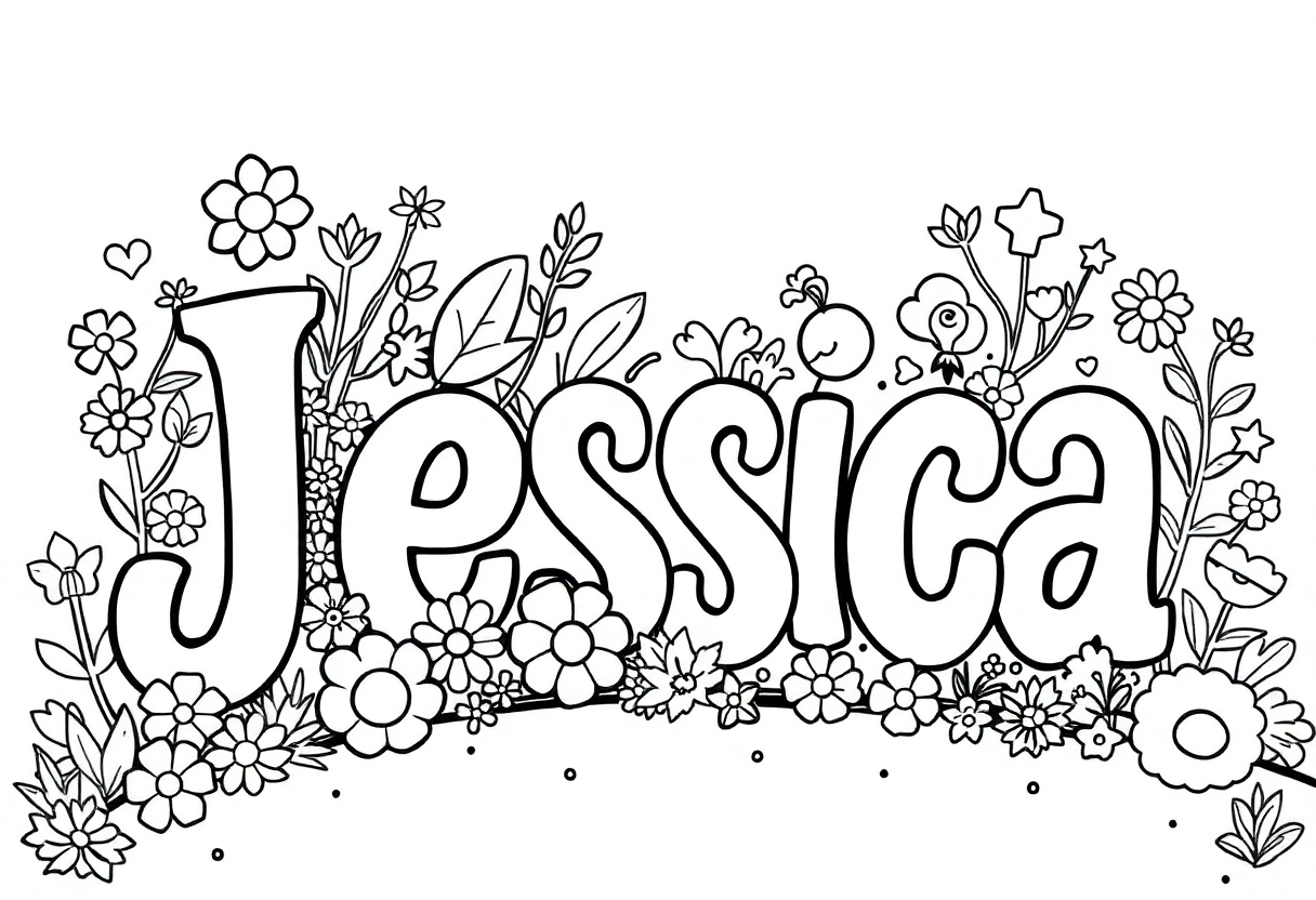 Name Coloring Page Generator ColoringMaker
