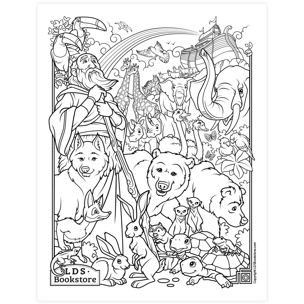 Free Noah Ark Coloring Pages
