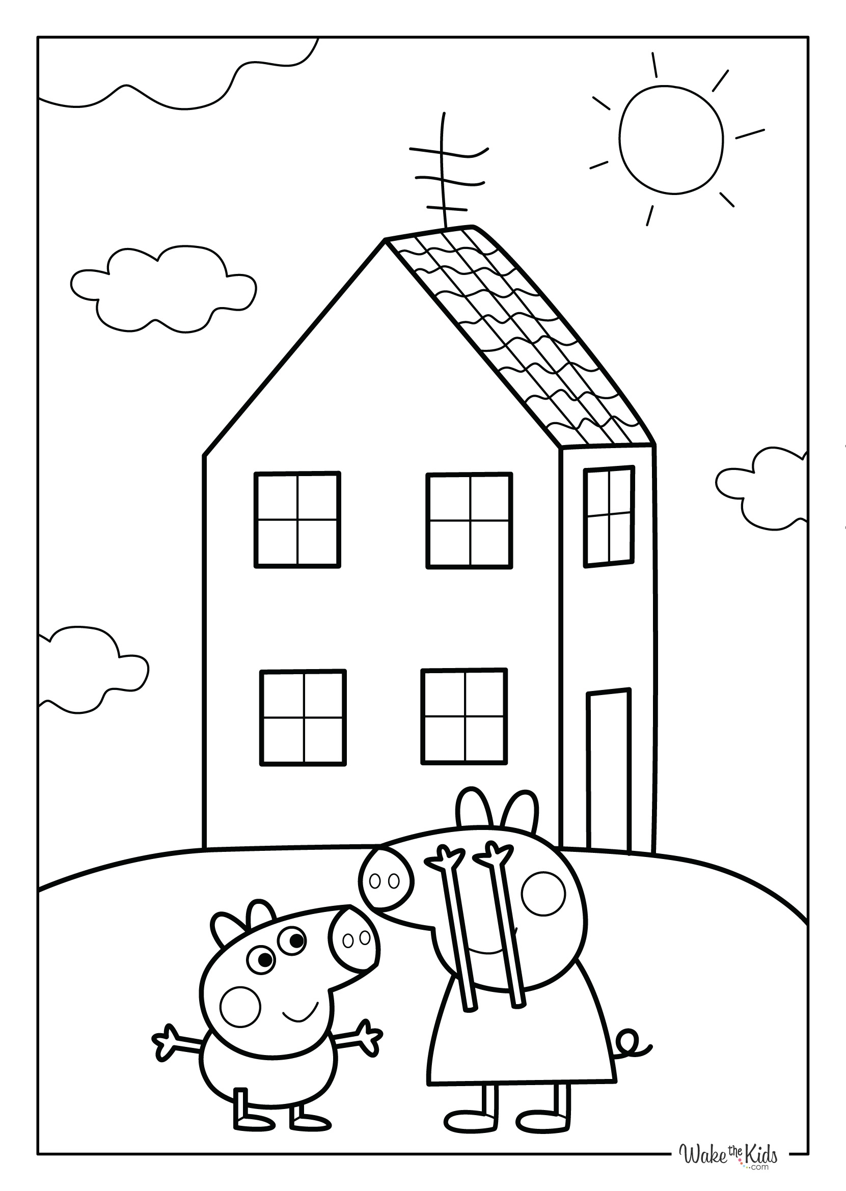 Peppa Pig Coloring Pages Free