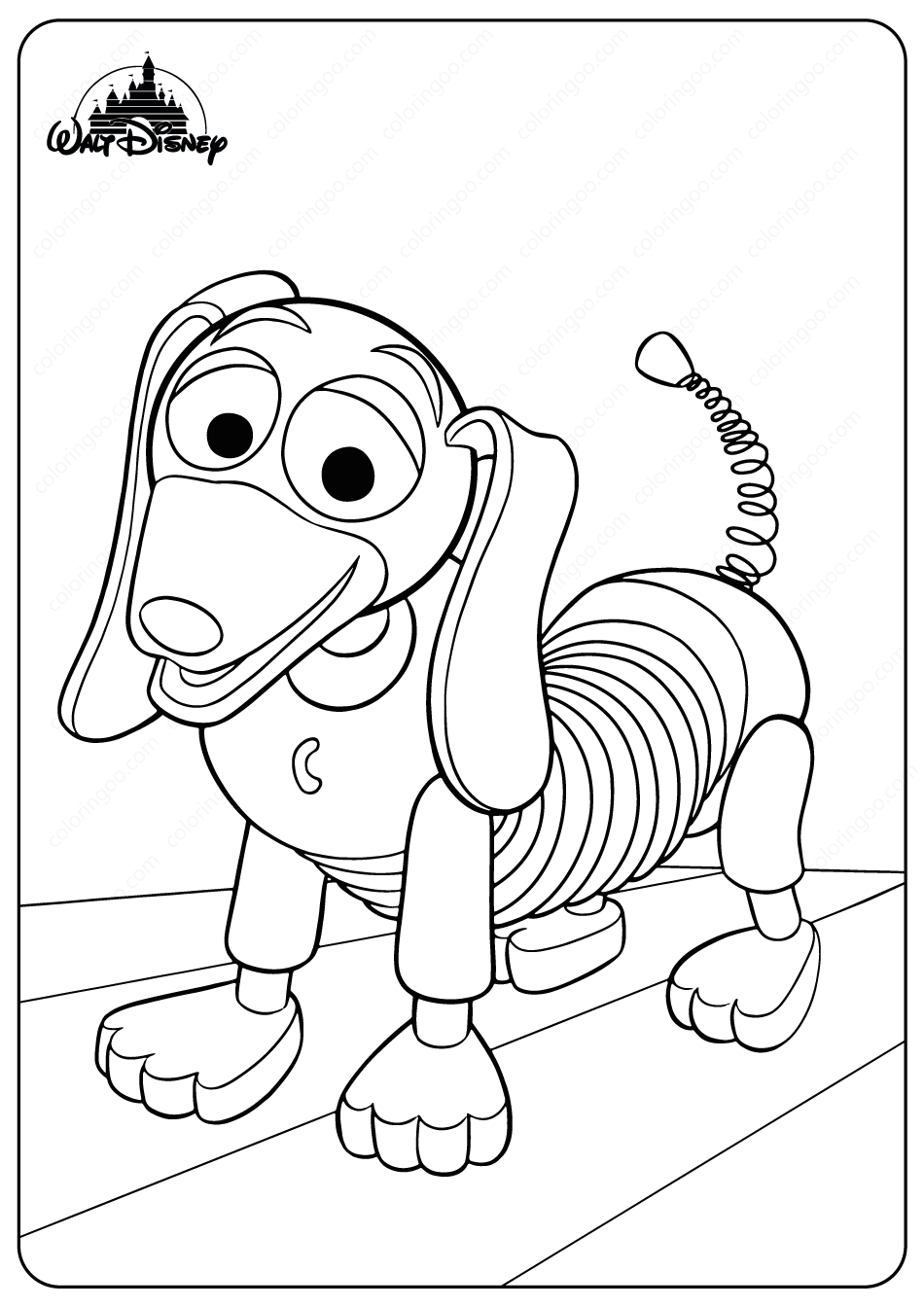 Printable Coloring Pages Of Toy Story