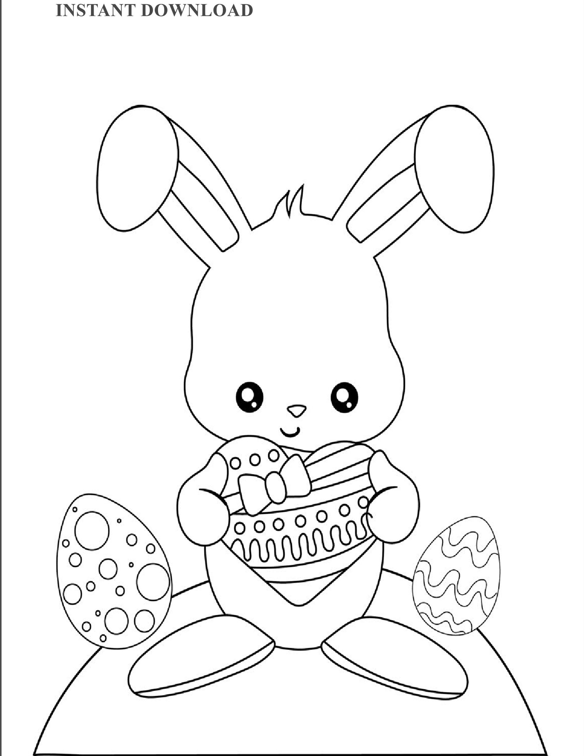 Easter Coloring Printable Pages