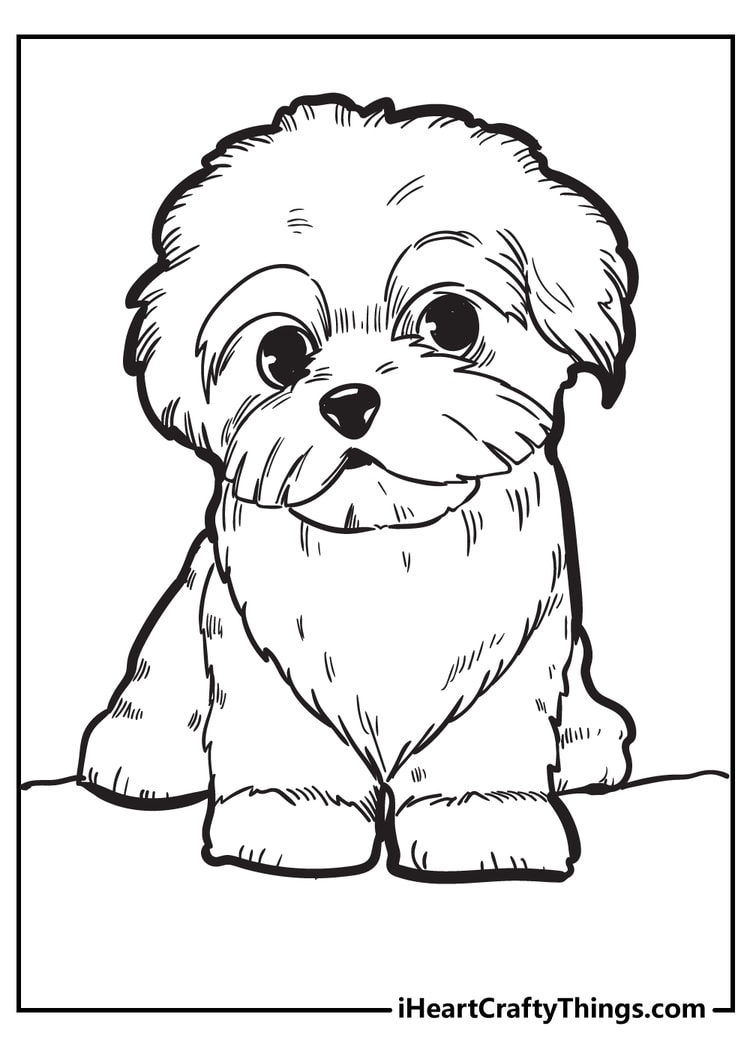 Puppy Coloring Pages 100 Free Printables 