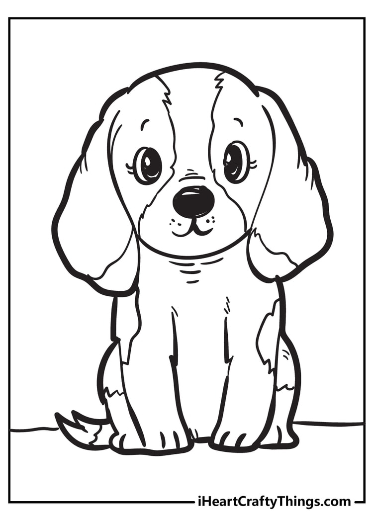 Puppy Coloring Pages 100 Free Printables 