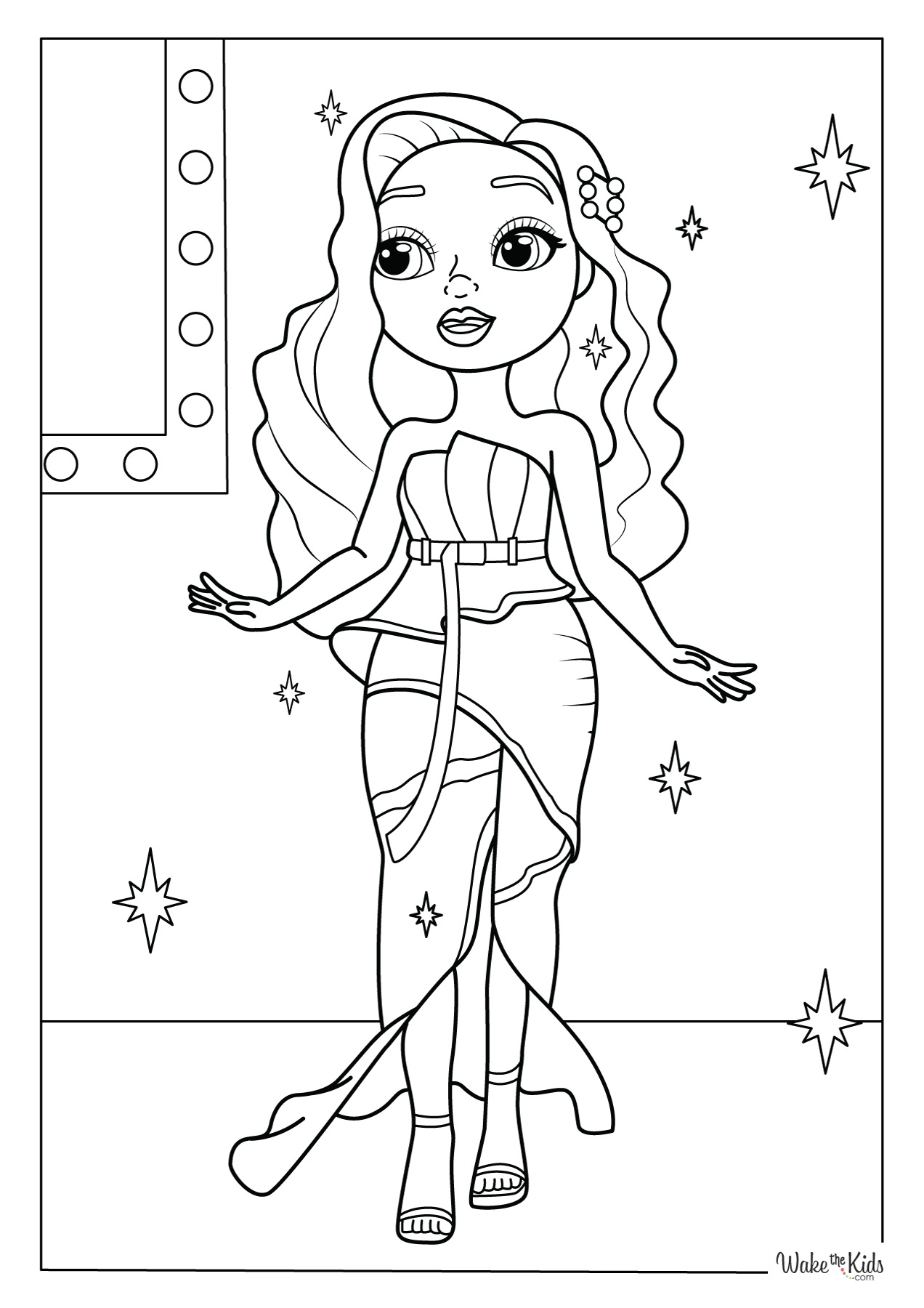 Rainbow High Coloring Pages Printable