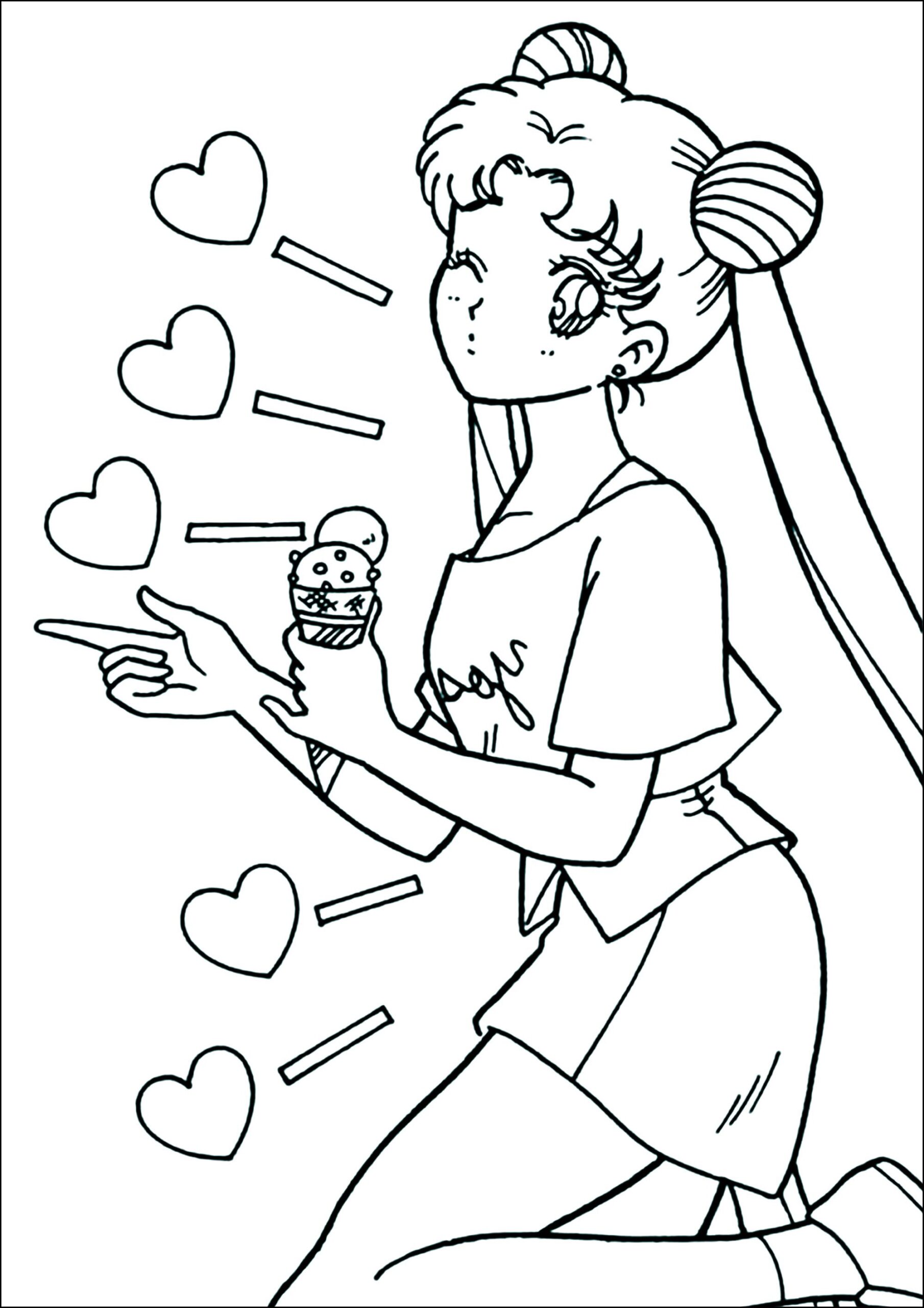 Sailor Moon Printable Coloring Pages