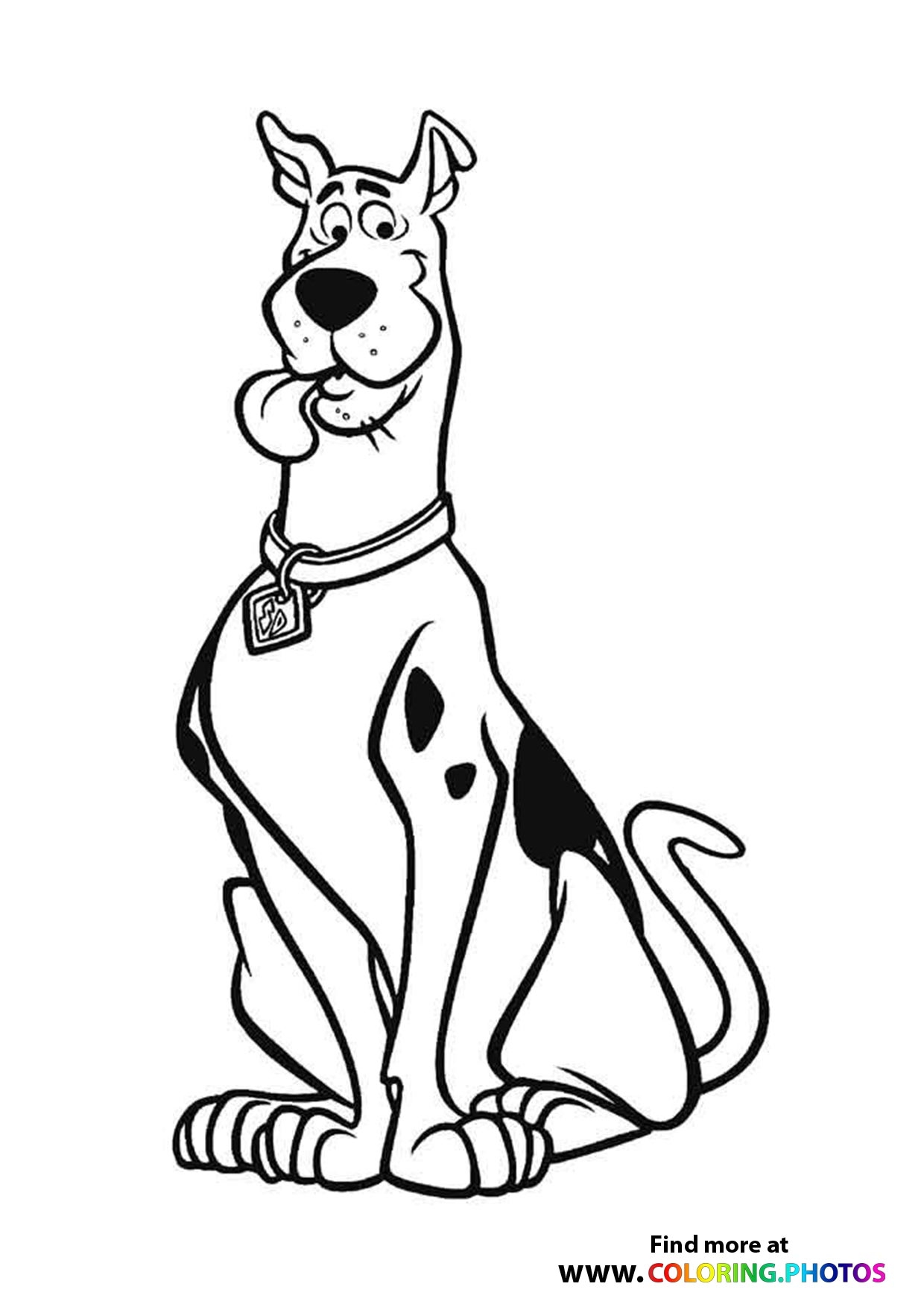 Scooby Doo Coloring Pages For Kids Easy And Free Print Or Download