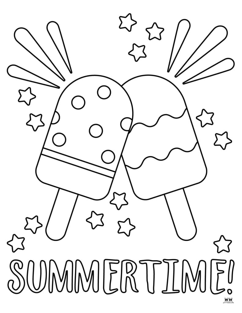 Free Coloring Pages For Summer