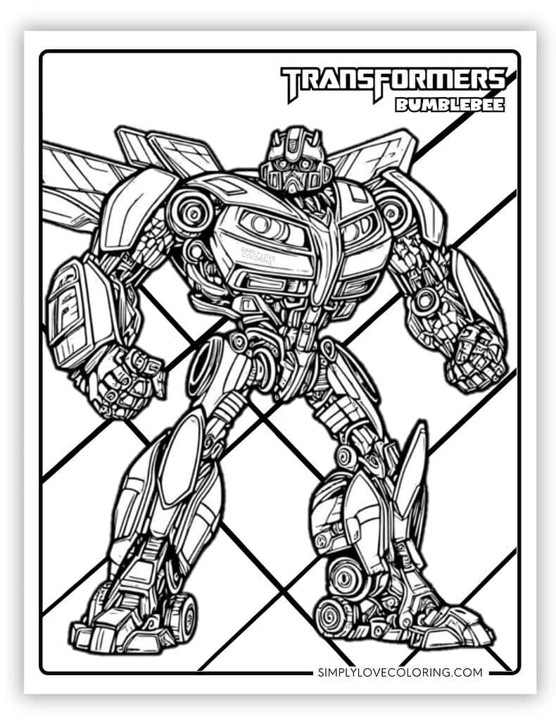 Bumblebee Coloring Pages Printable