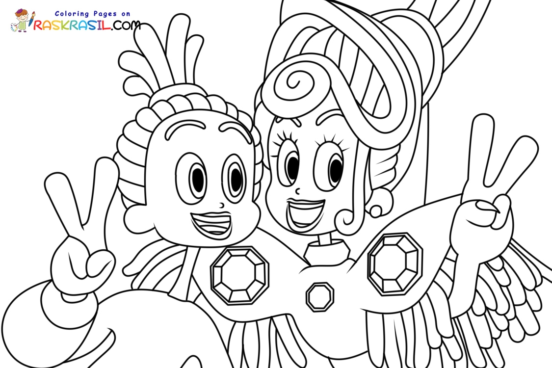 Trolls Band Together Coloring Pages