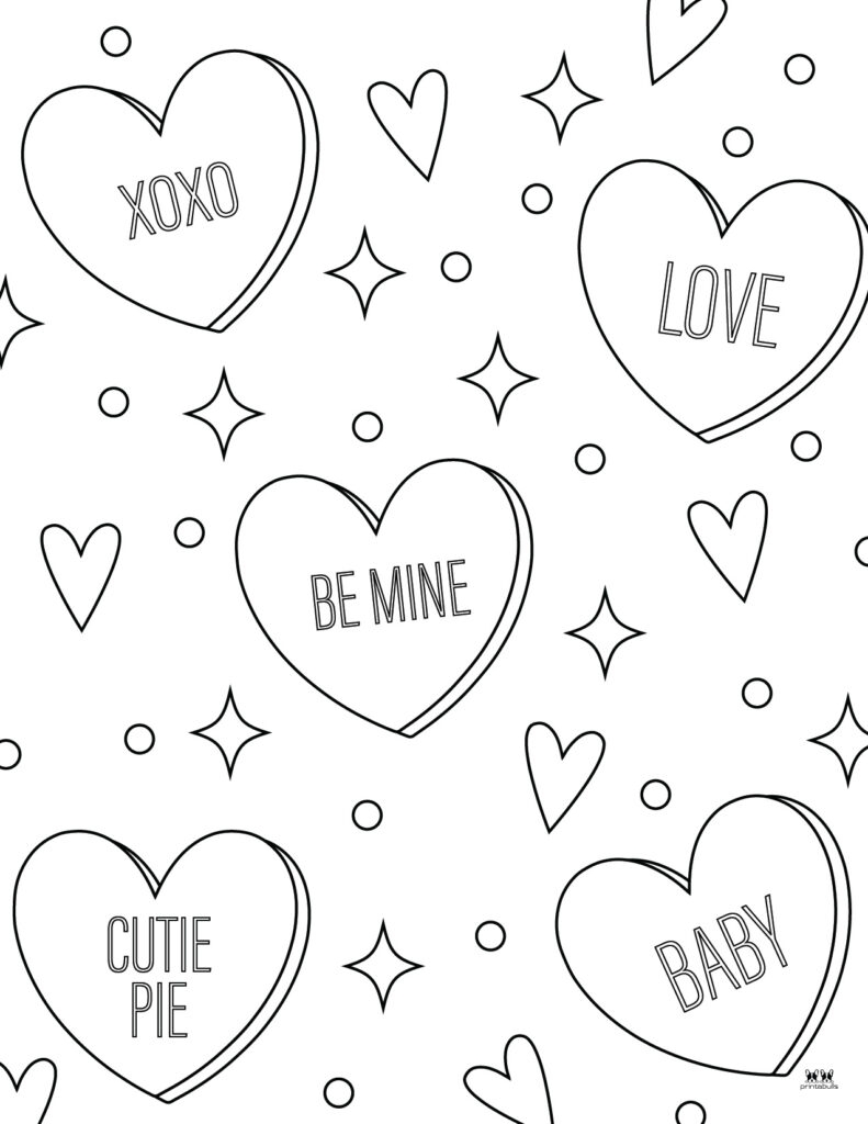 Valentines Free Printable Coloring Pages