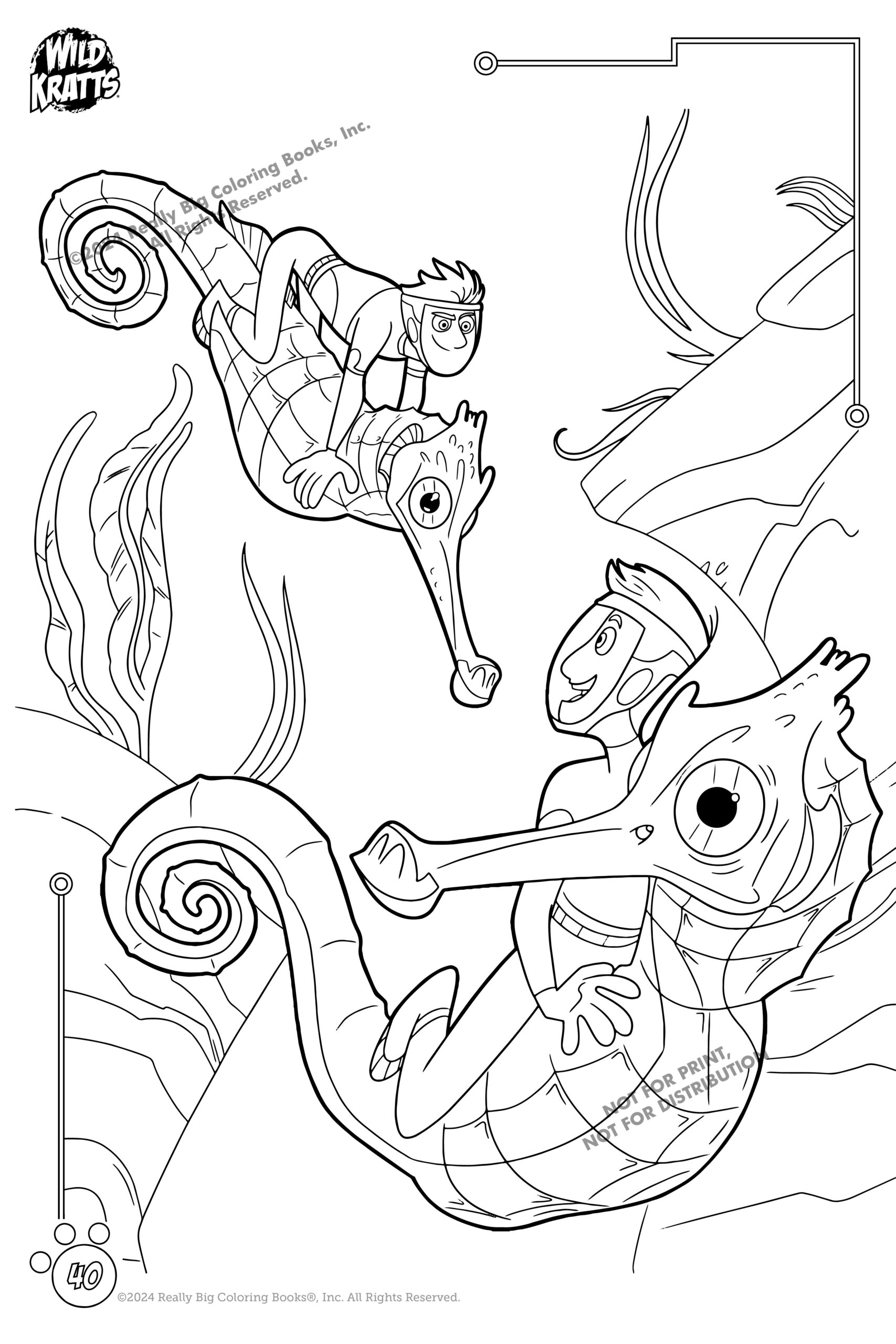 Wild Kratts Printable Coloring Pages