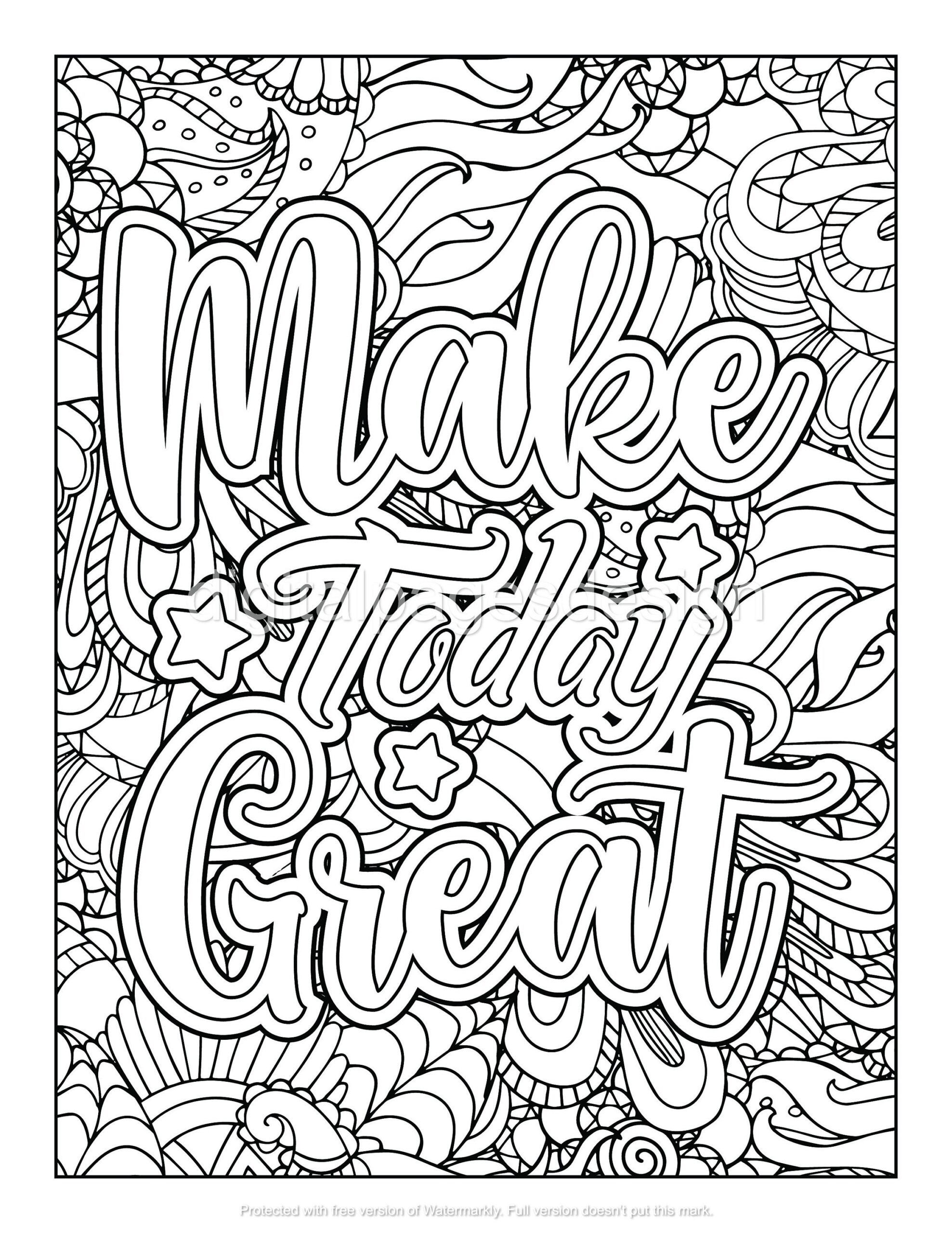 10 Adult Coloring Pages STRESS RELIEF Etsy
