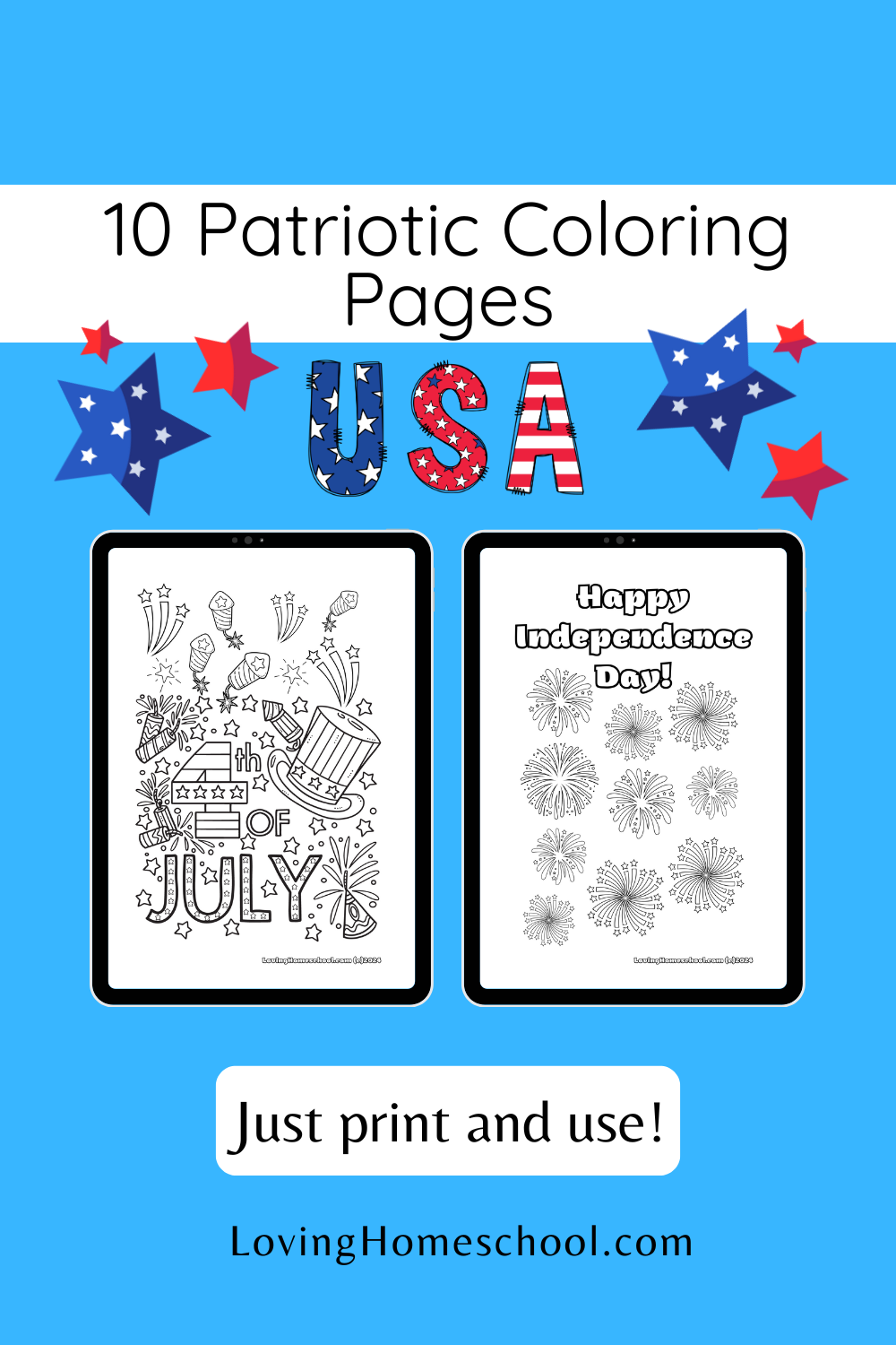Free Patriotic Coloring Pages