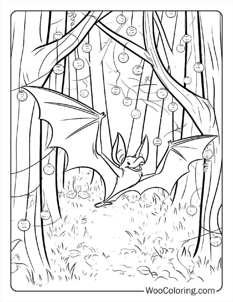 100 Bat Coloring Pages Free PDF To Print Woo Coloring