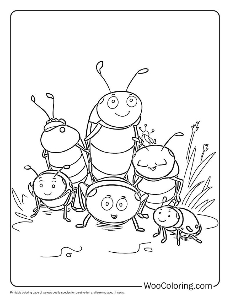 100 Beetle Coloring Pages Free PDF To Print Woo Coloring