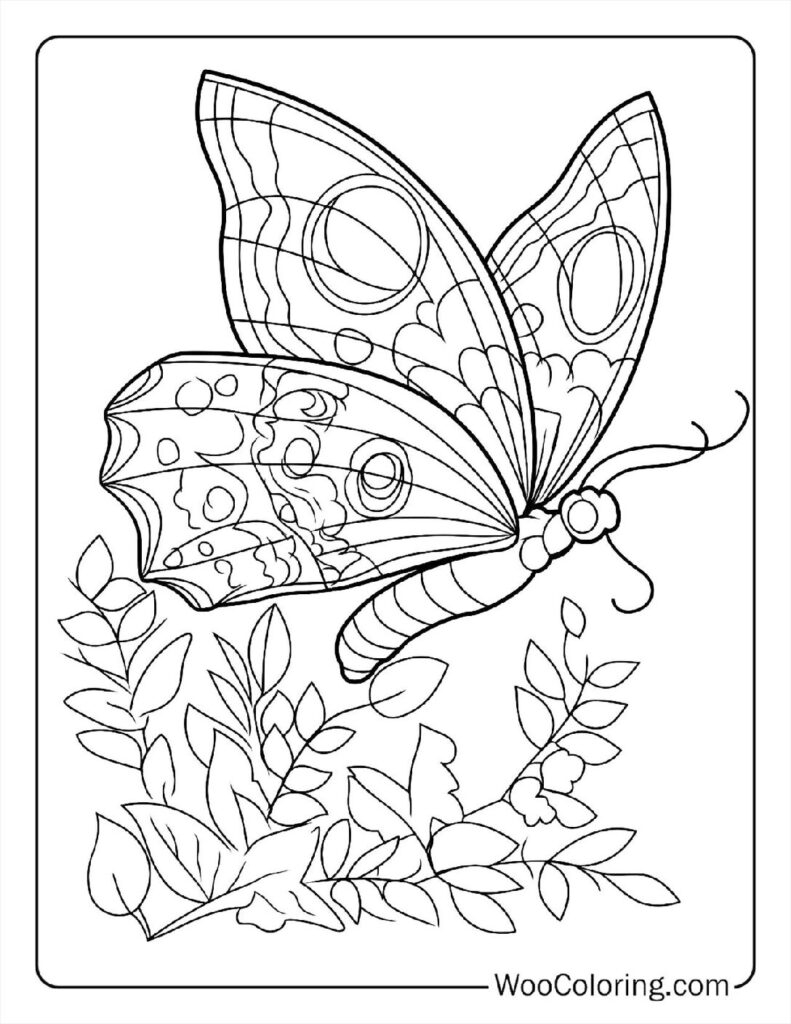 100 Butterfly Coloring Pages Free PDF To Print Woo Coloring