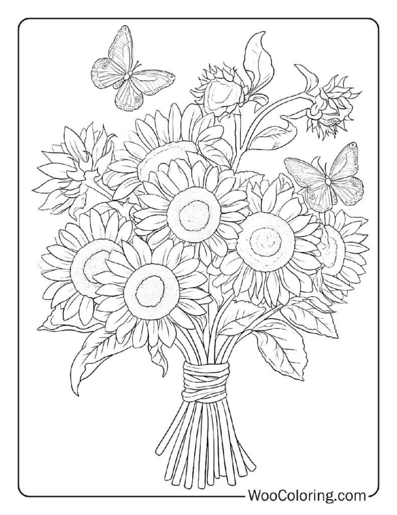 Free Printable Coloring Pages Of Flowers